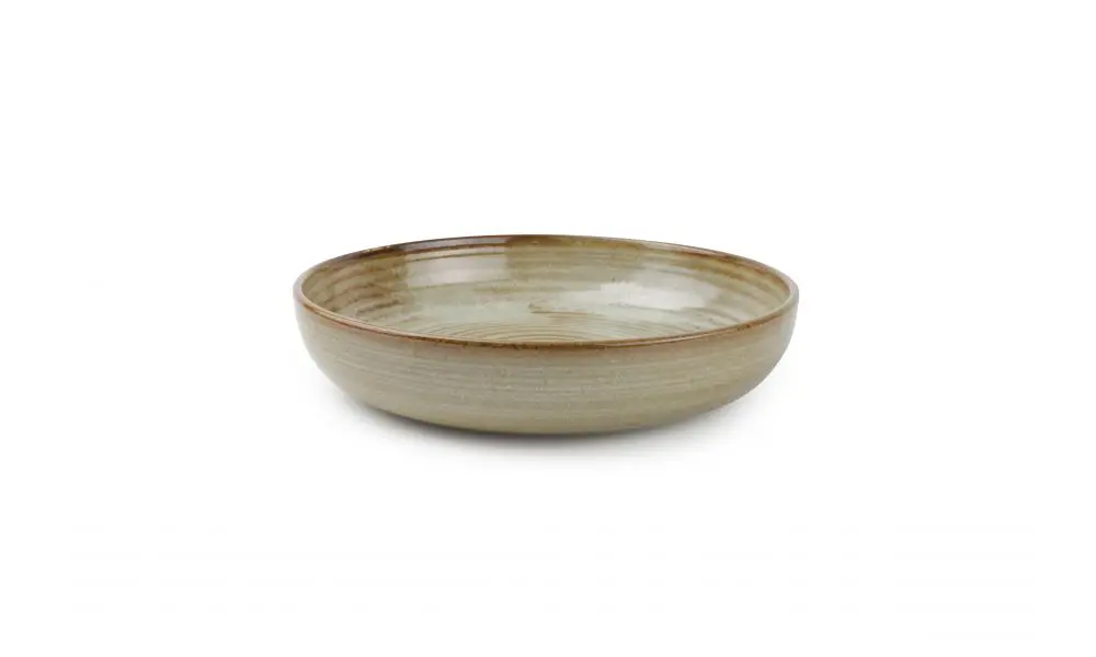 Deep plate 22xH4,5cm beige Escura