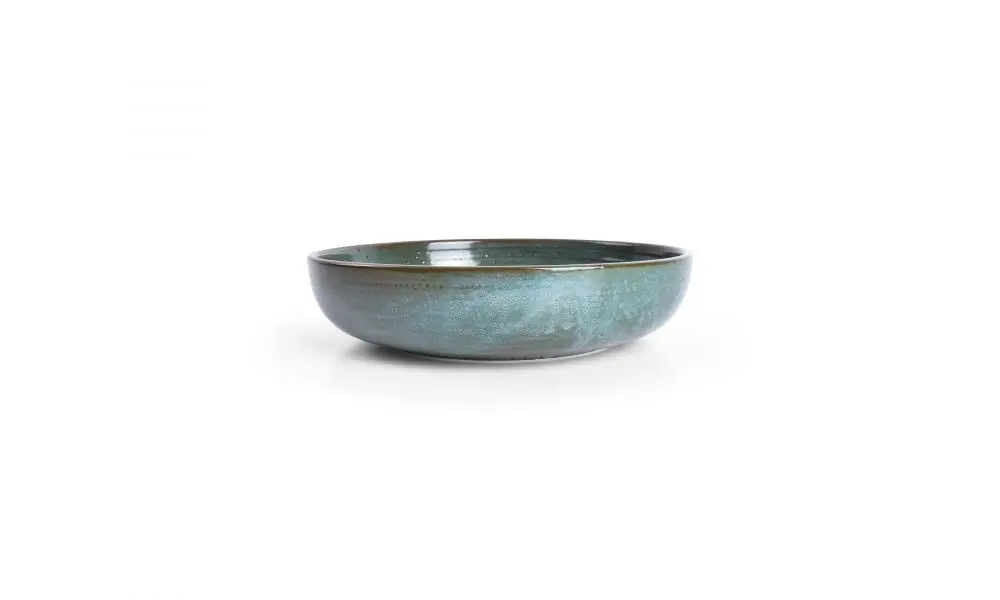 Deep plate 22xH5cm green Munduk