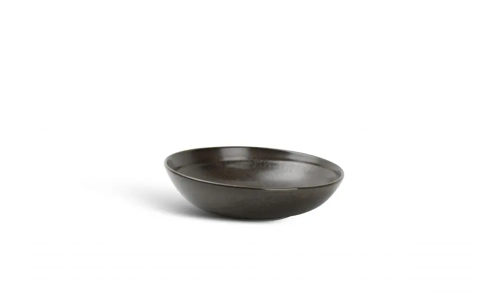 Deep plate 22xH6cm black Ceres