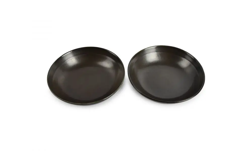 Deep plate 22xH6cm black Ceres