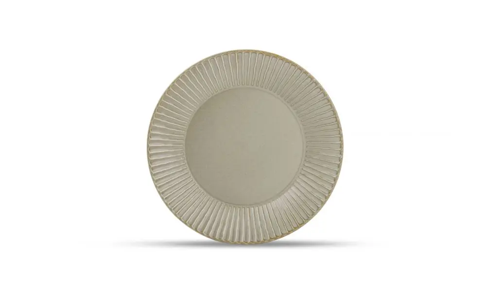 Deep plate 24XH4cm sage green Aurora