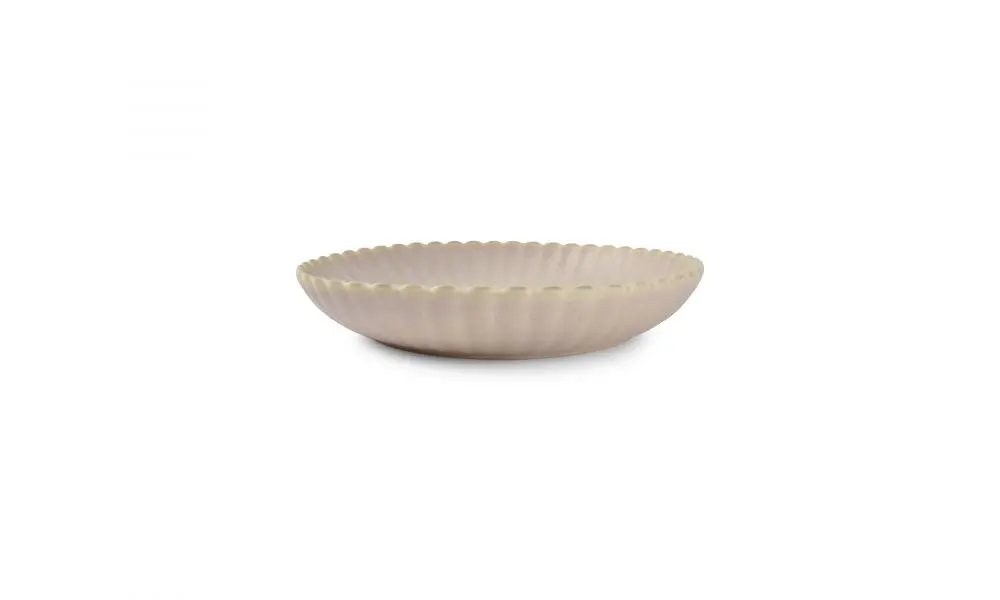 Deep plate 25,5xH4cm pink faded Dune