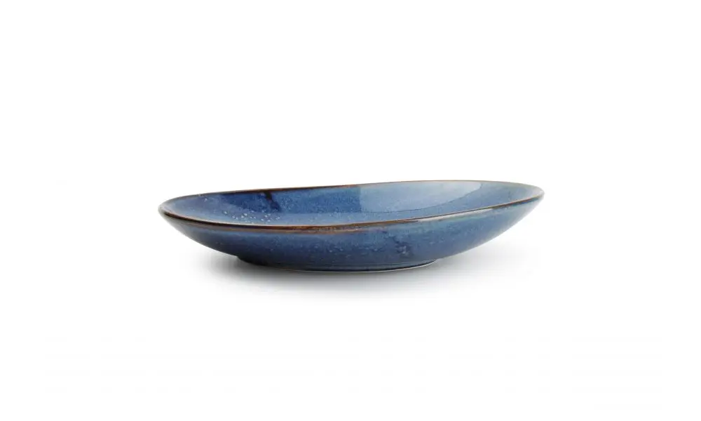 Deep plate 30x21xH3,7/5,5cm blue Nova