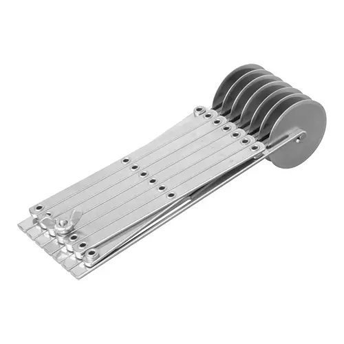 S/S DOUGH CUTTER + 7 WHEELS