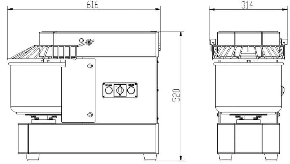 DOUGH MIXER 10L