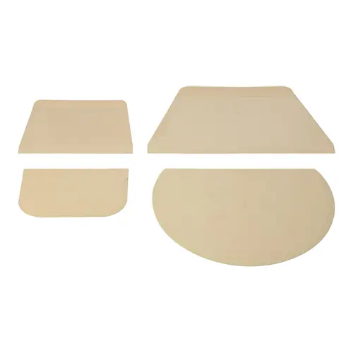 PLASTIC DOUGH SCRAPER 20X15 ROUND