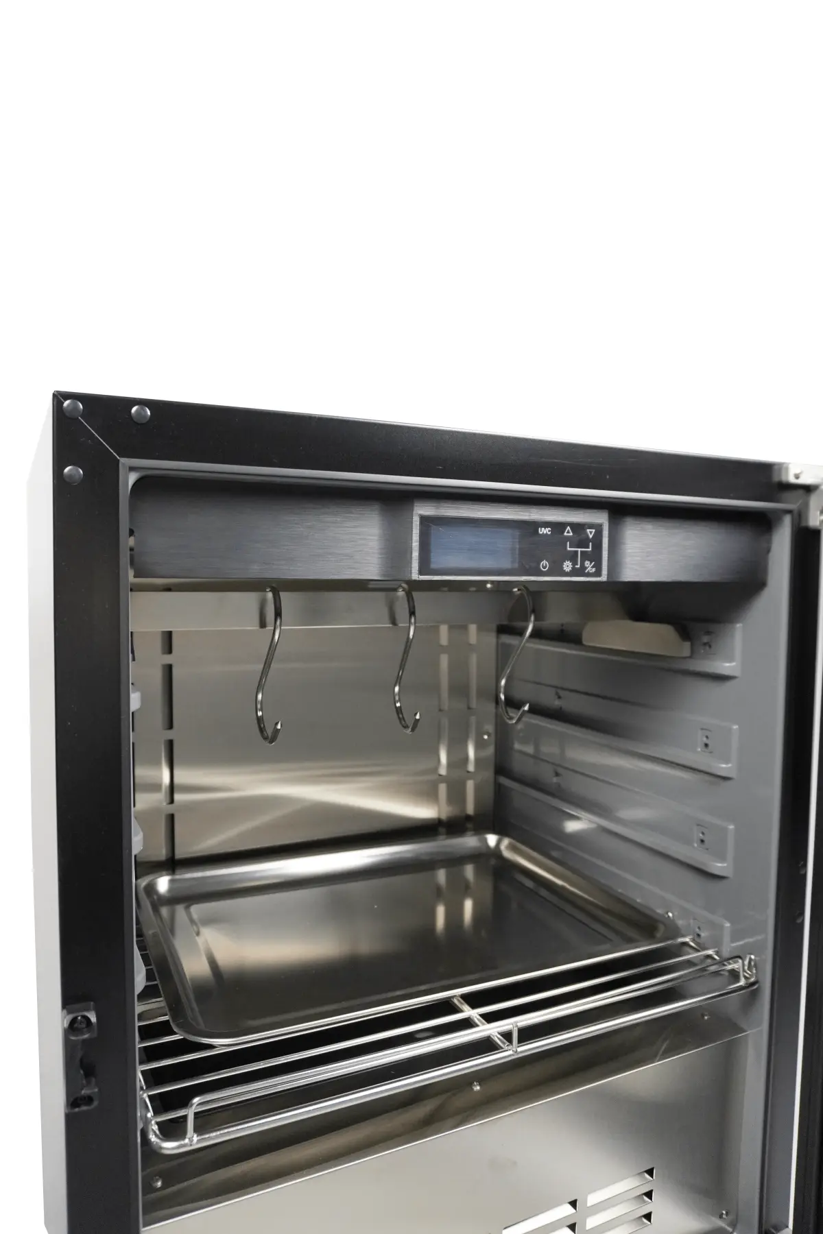 COMBISTEEL TABLETOP DRY AGEING CABINET INCL HANGING ROD + 3 HOOKS