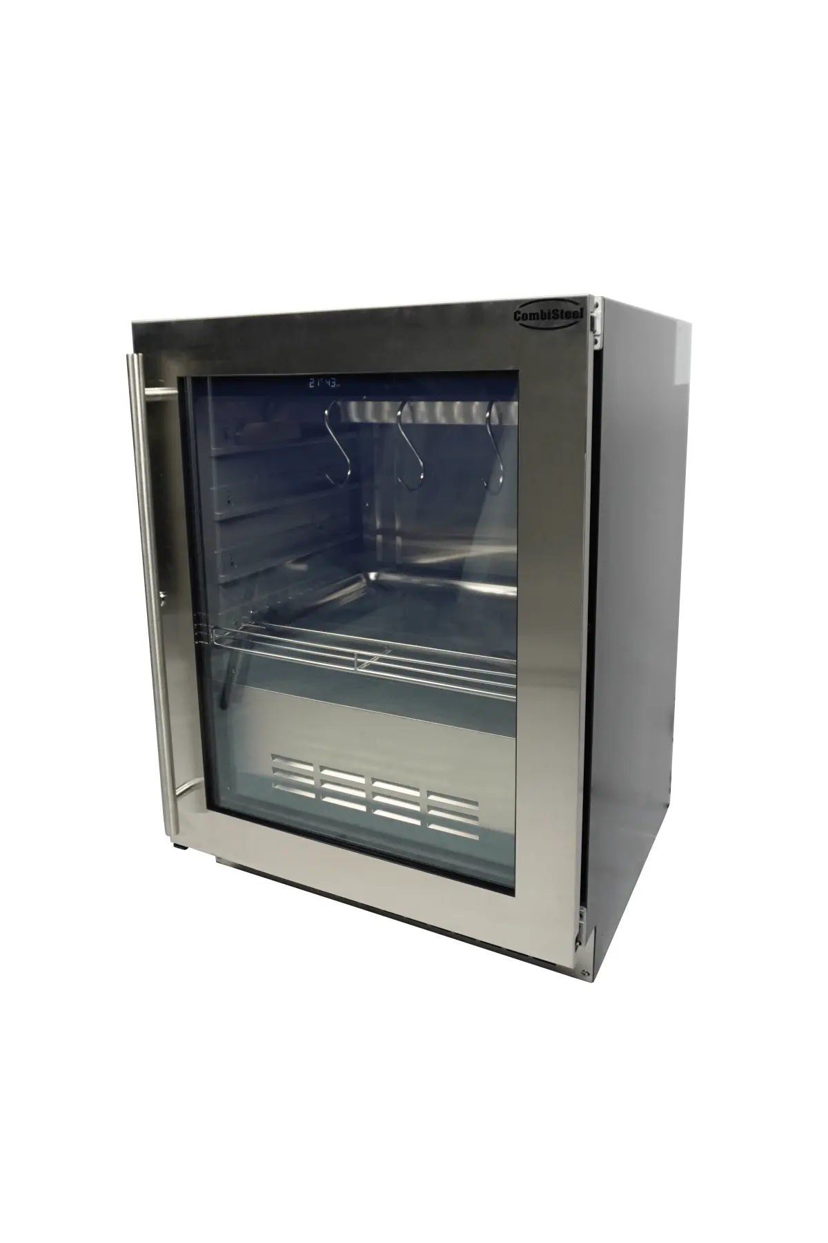 COMBISTEEL TABLETOP DRY AGEING CABINET INCL HANGING ROD + 3 HOOKS