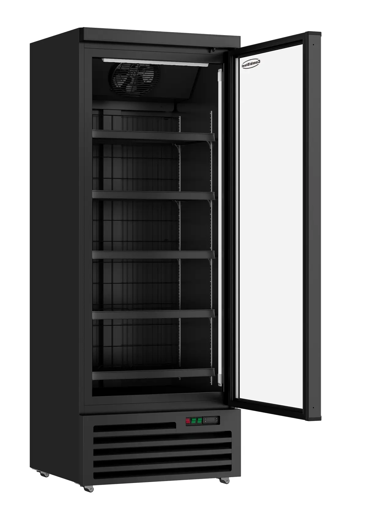 COMBISTEEL BLACK RETAIL FREEZER 1 GLASS DOOR (BLACK INTERIOR + EXTERIOR)