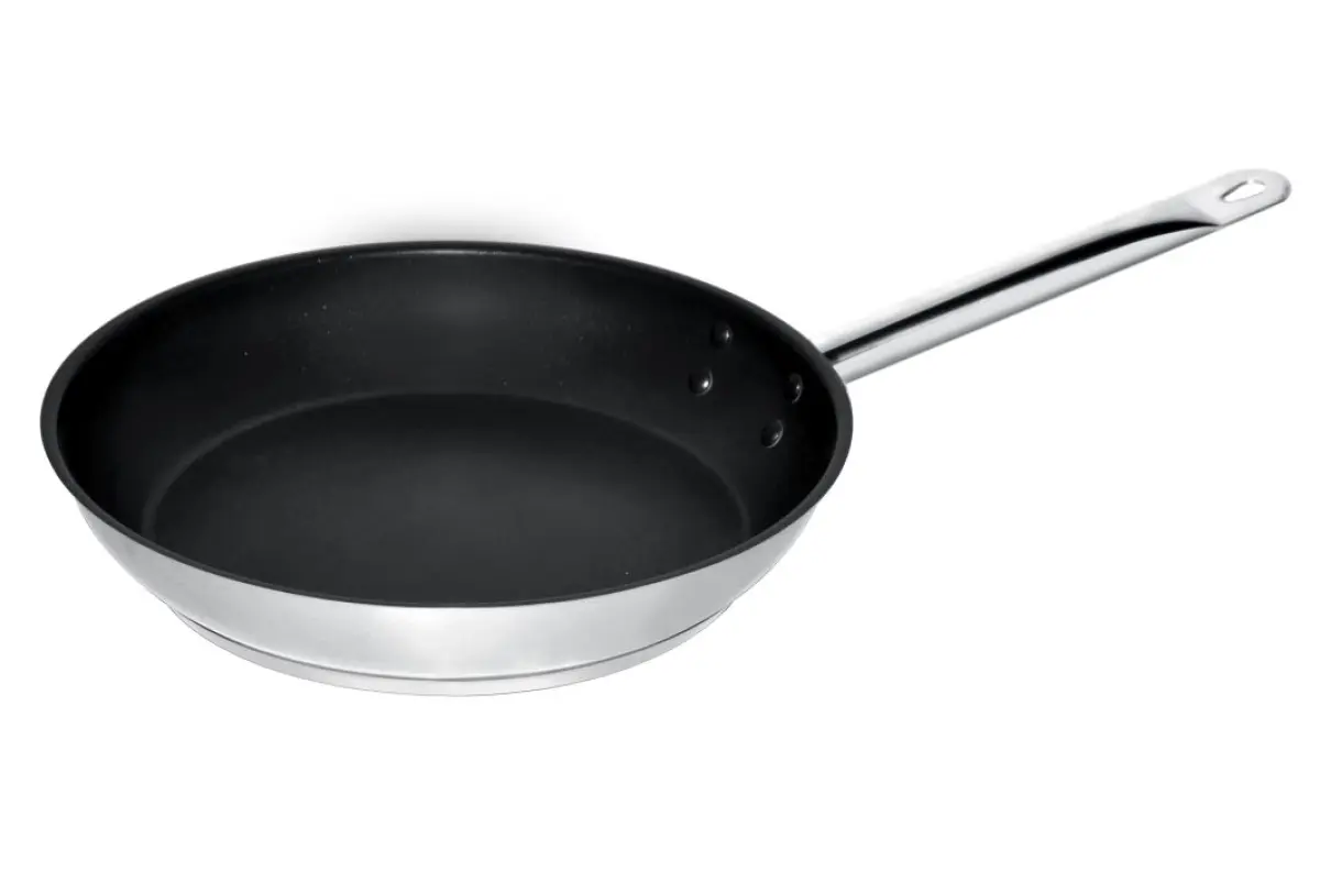 FRYPAN SS + NON-STICK COATING ø32 4L