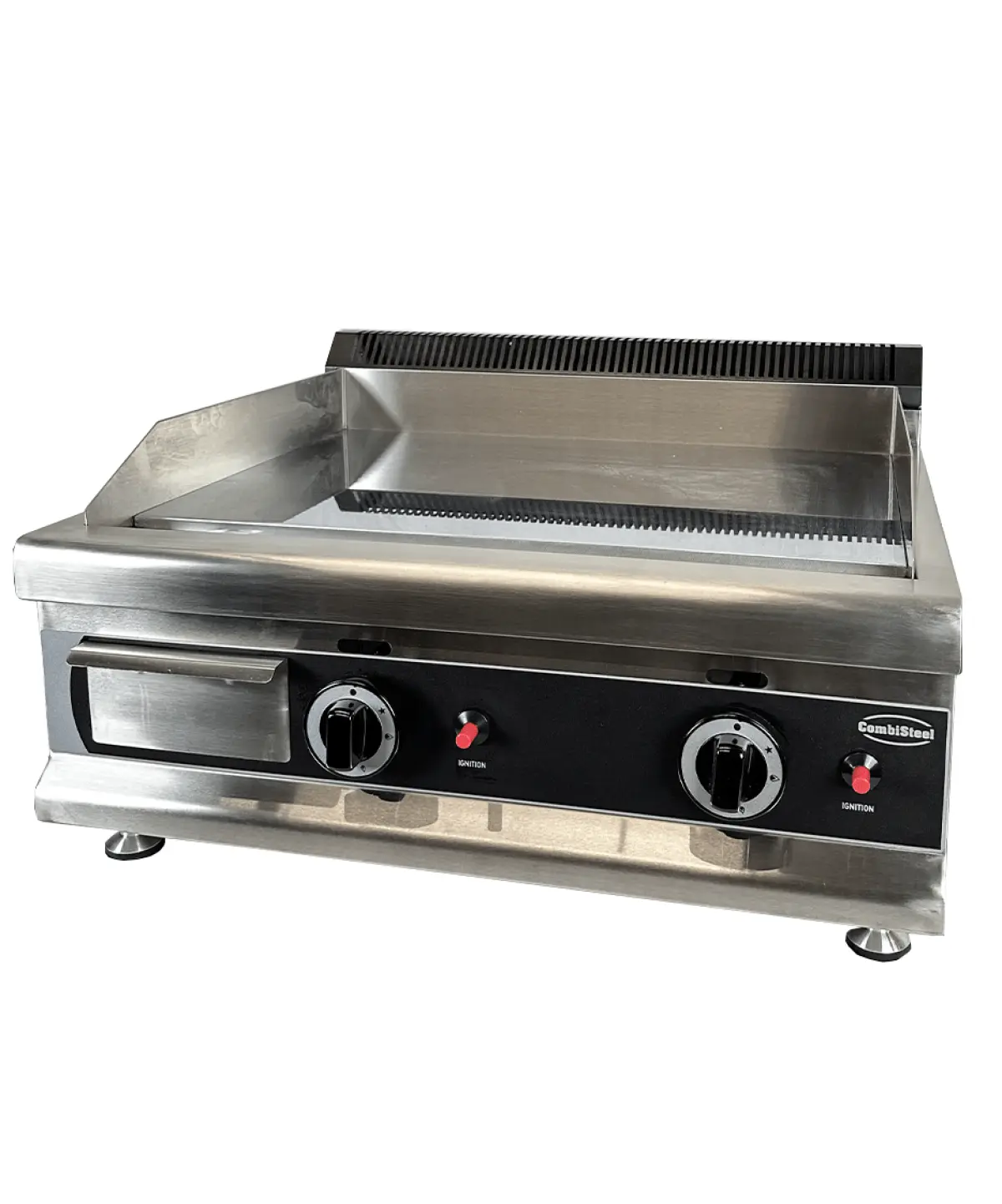 GAS FRY TOP CHROME 650