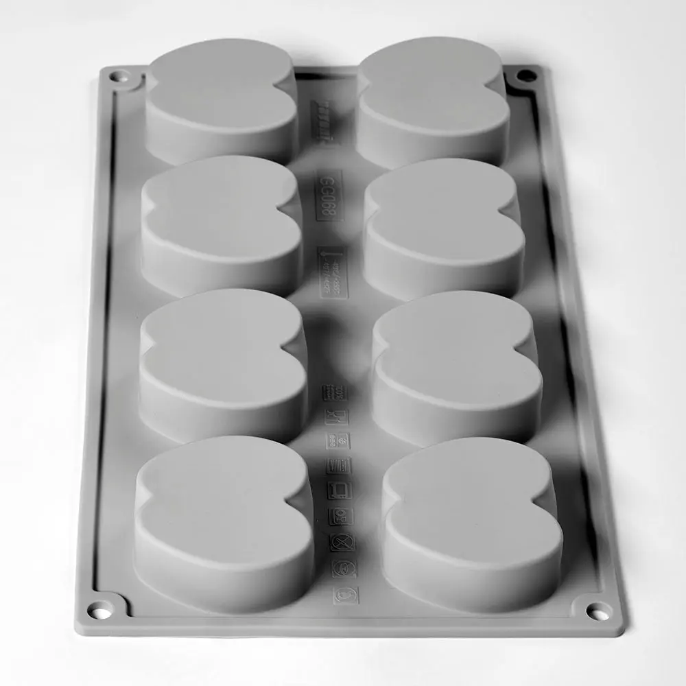 Pavoflex Silicone Mould 8 half apples