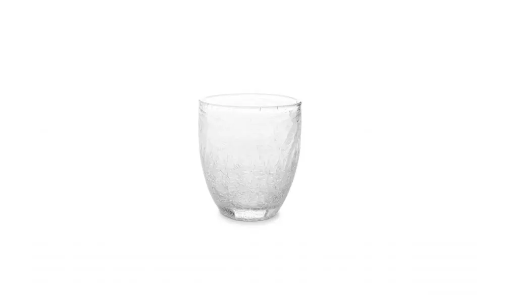 Glass 25cl Crackle