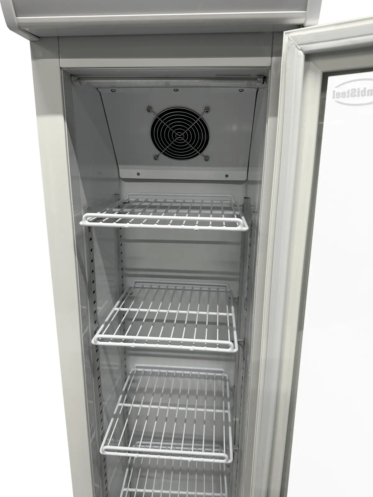 COMBISTEEL UPRIGHT FRIDGE MERCH 1 GLASS DOOR 36X42X190CM
