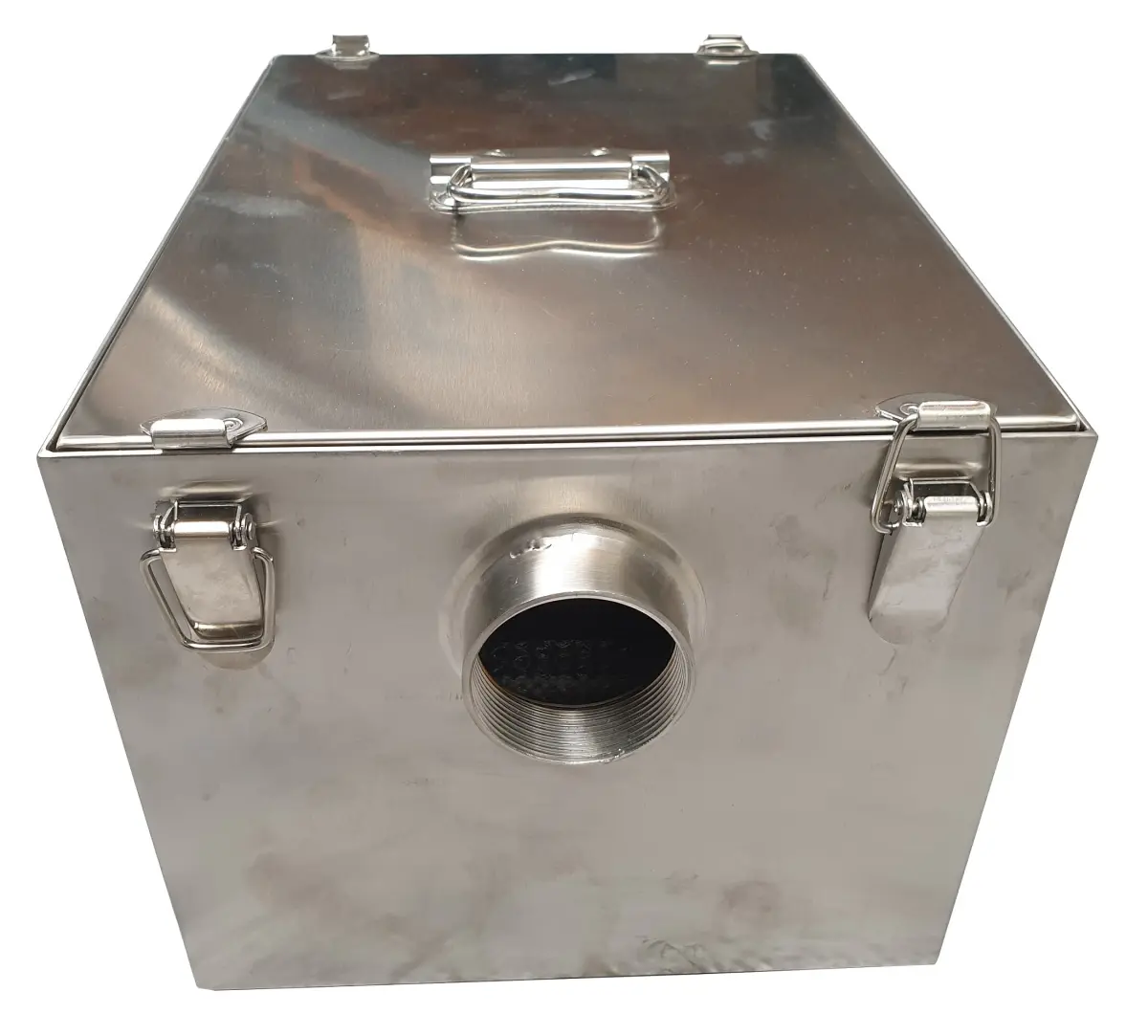 S/STEEL MECHANICAL GREASE TRAP 140 LITERS - 80X50X37CM