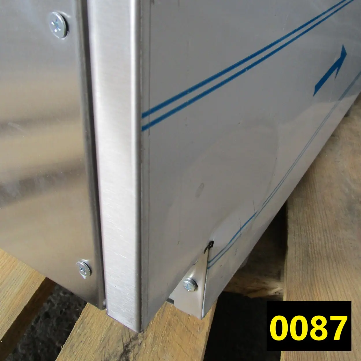 Gas griddle plate, tabletop model, smooth plate - DAMAGED