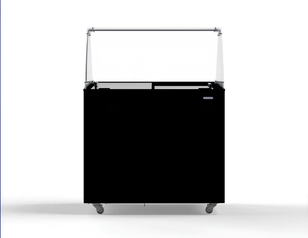 ICE CREAM DISPLAY CORSICA BLACK 6X5 LITRE