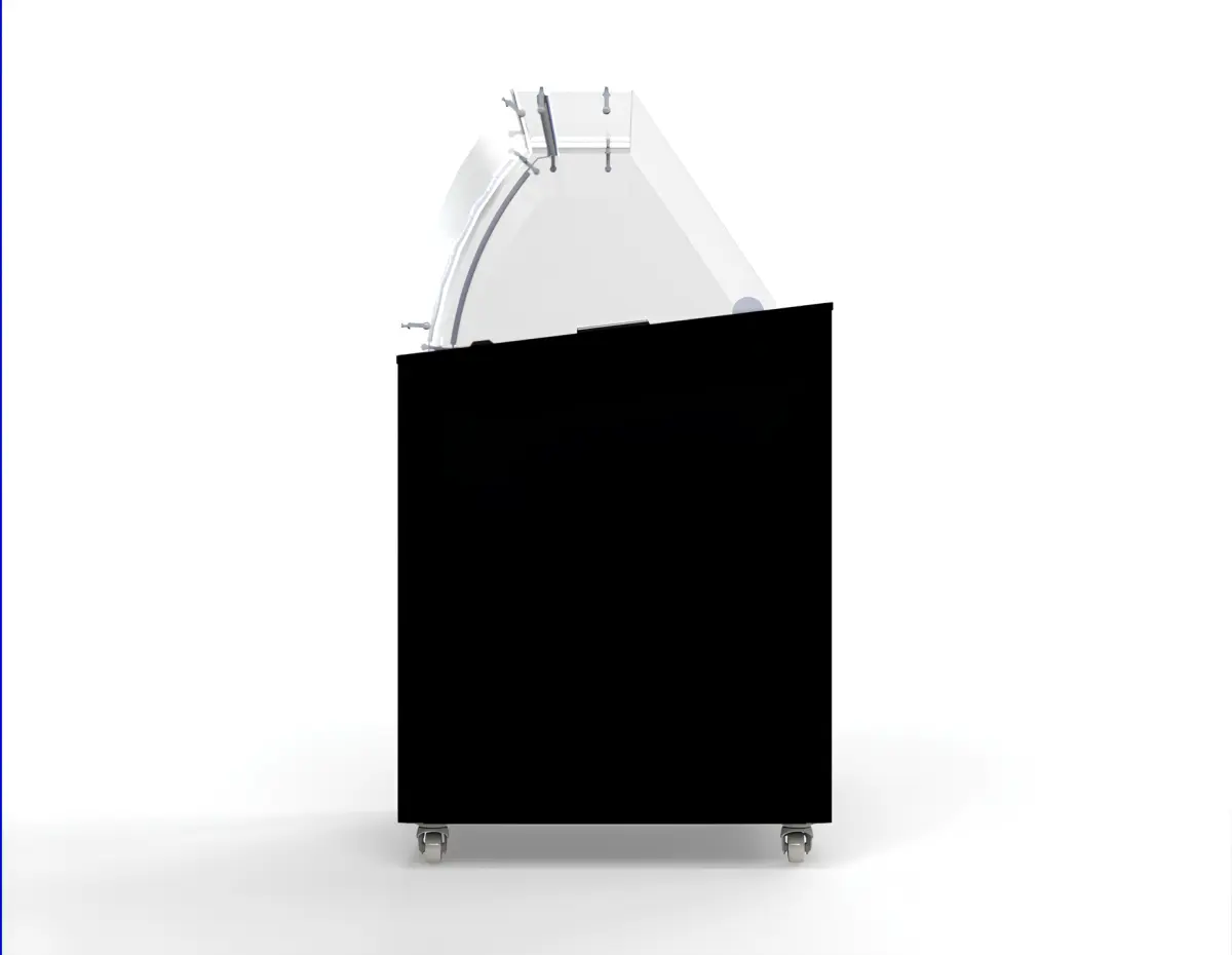 ICE CREAM DISPLAY CORSICA BLACK 6X5 LITRE
