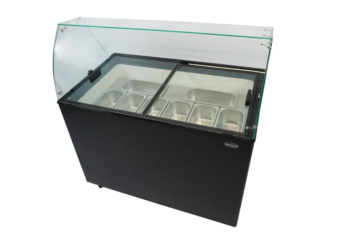 ICE CREAM DISPLAY JAVA BLACK 8x5 LTR
