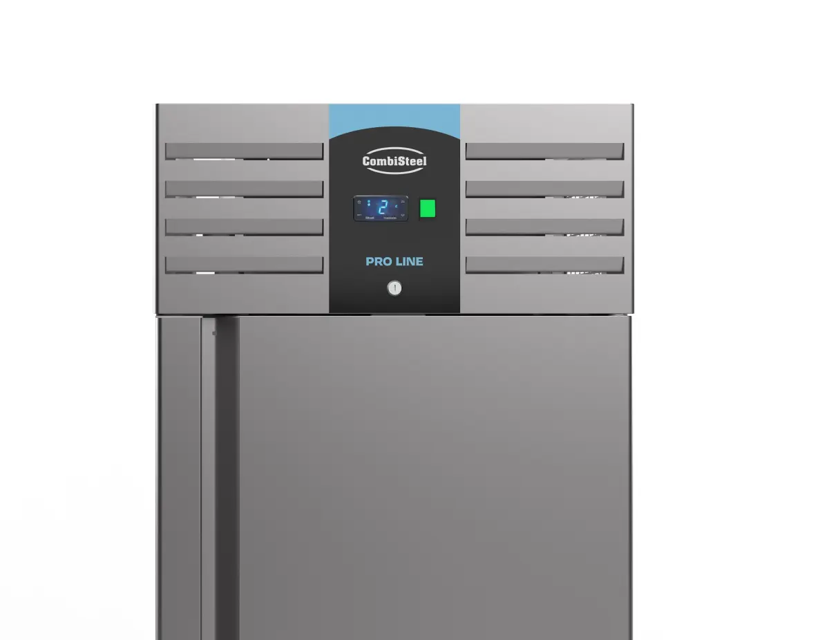 PROLINE S/STEEL UPRIGHT ICE CREAM STORAGE FREEZER - 82X92X108