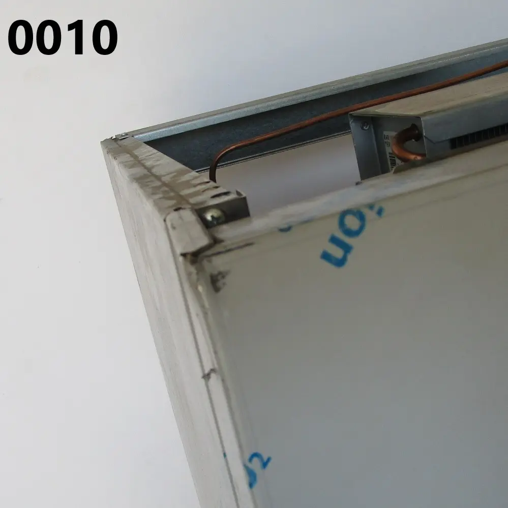 Refrigerator 400 litres made of stainless steel with glass door, 460x485 mm, -2°/+8°C - DAMAGED