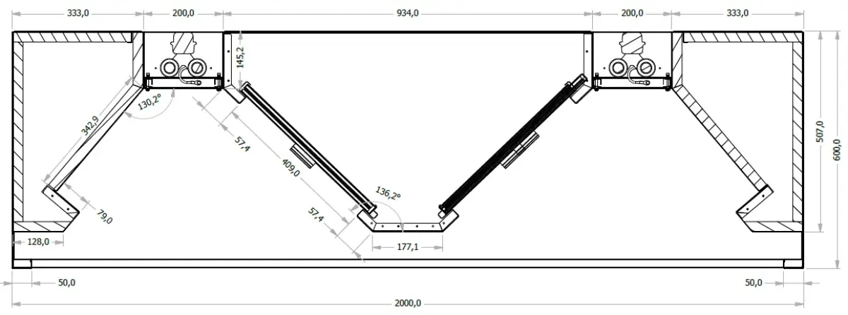 INDUCTION CENTRAL HOOD 2000
