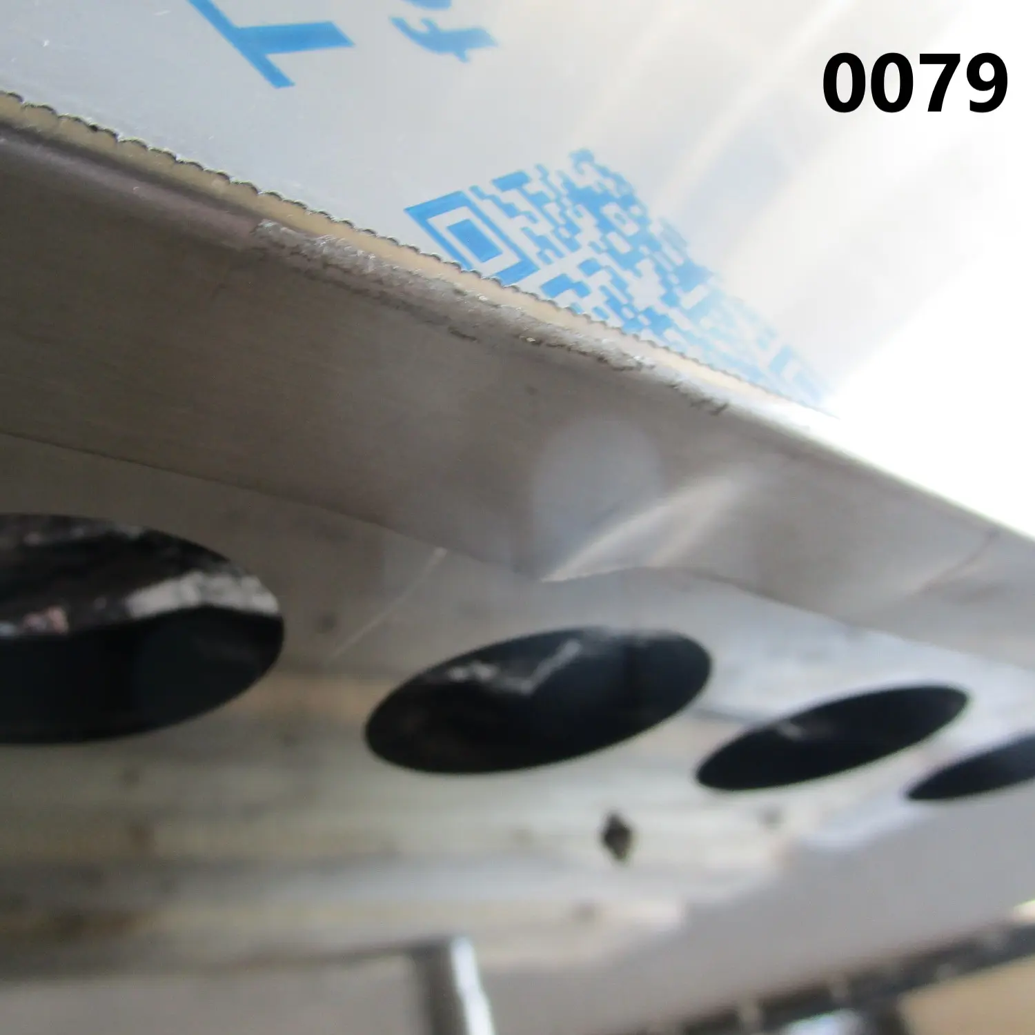 Gas range on static gas oven GN 2/1, 4 burners - DAMAGED