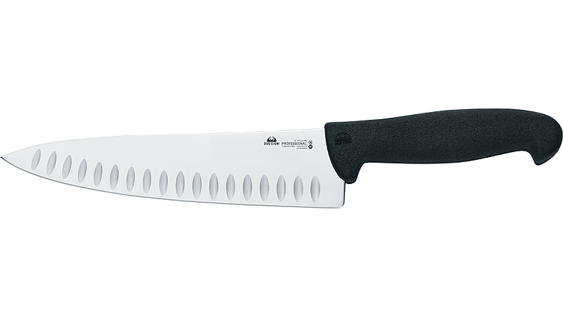 DUE CIGNI SCALLOPED CHEFS KNIFE 25CM