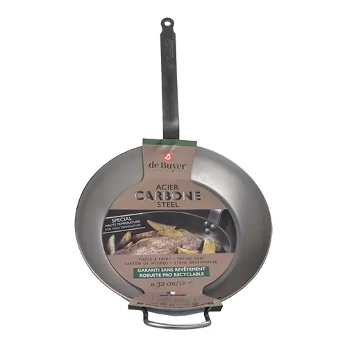 LYONNAISE CARBON STEEL FRYPAN 32CM