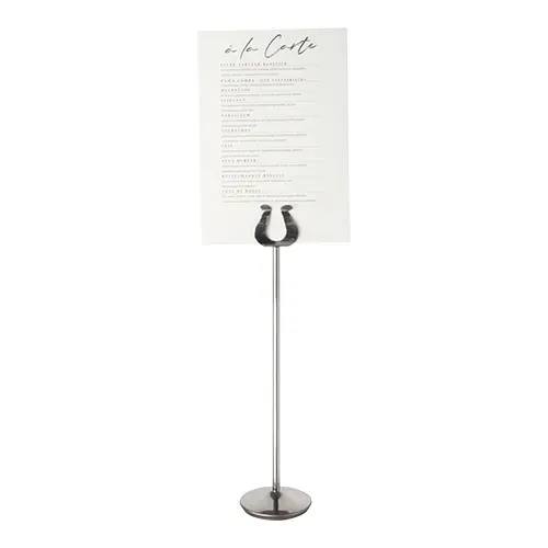 S/S TABLE NUMBER STAND 30CM