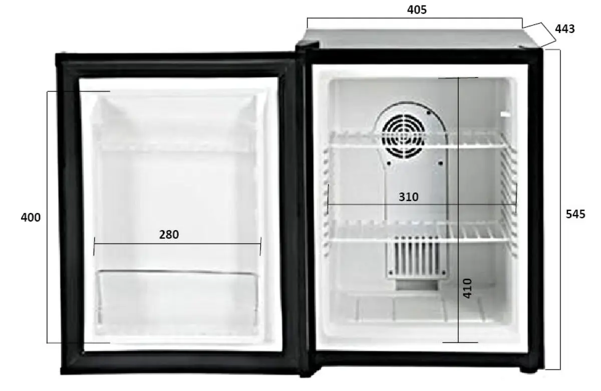 MINIBAR - FRIGOBAR 41 X 45 X 55 CM