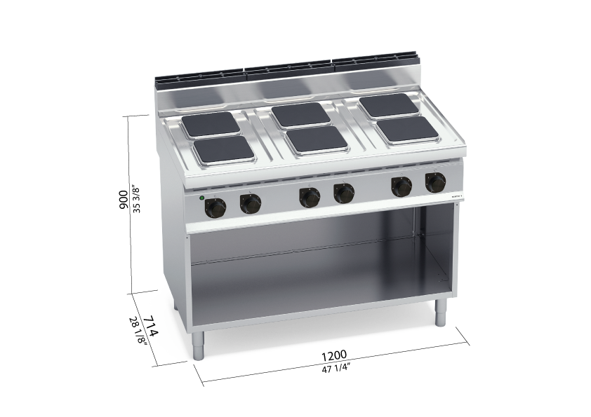 ELECTRIC COOKER 6 PLATES