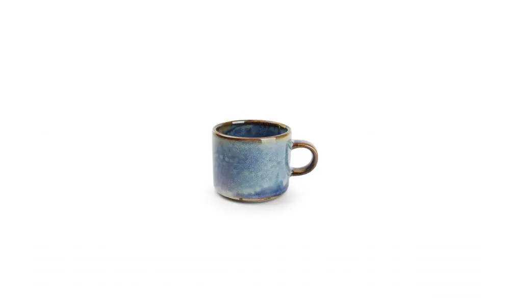 Mocha cup 9cl straight blue Nova