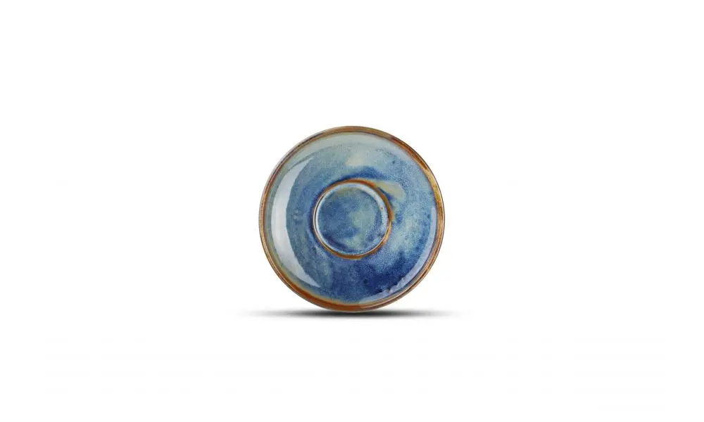Mocha saucer 12,5cm blue Nova