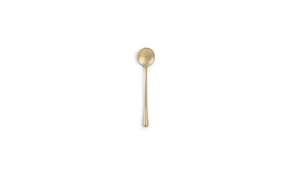 Mocha spoon matte gold Revive - set/6