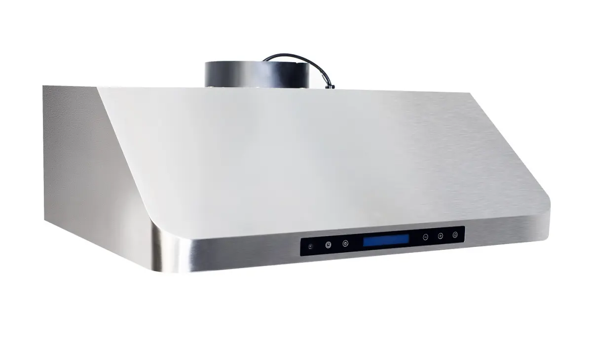 COMBISTEEL S/STEEL WALL HOOD + LABYRINTH FILTERS + HALOGEN LIGHTS + MOTOR 120X56X25