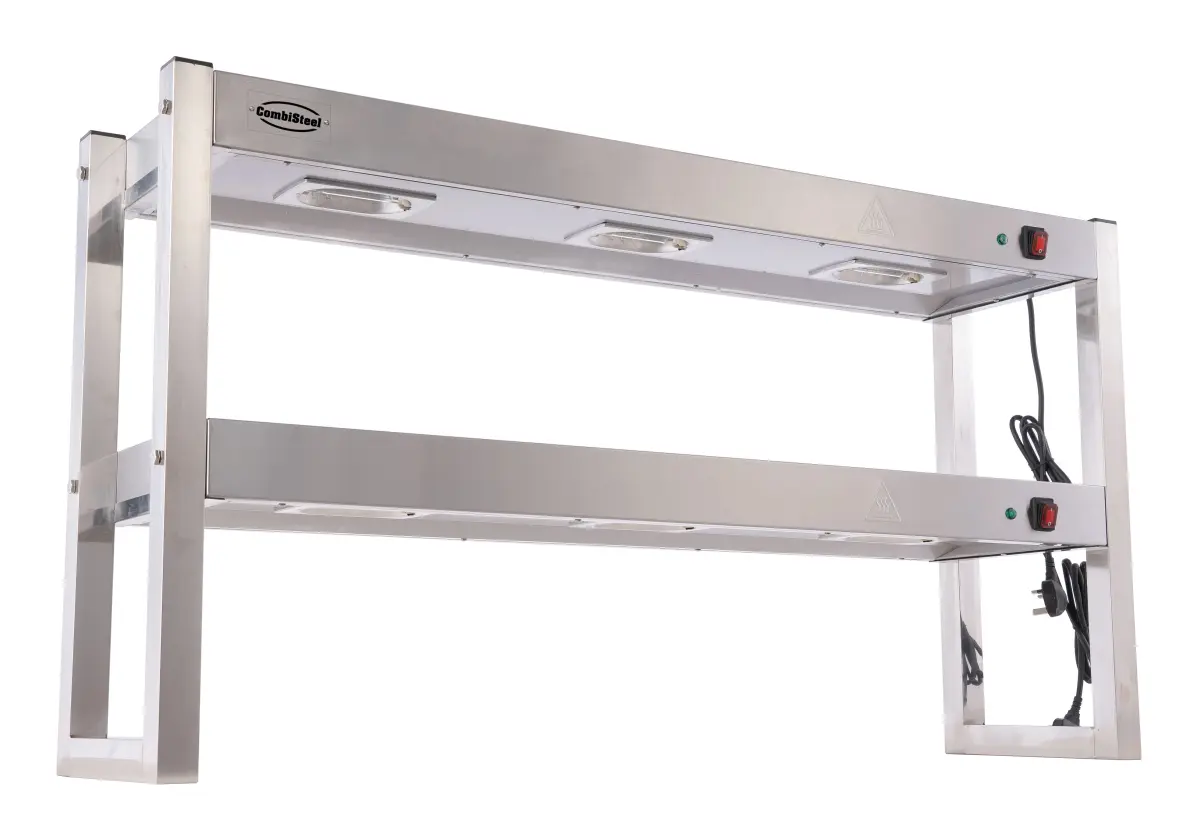 OVERSHELF HALOGEN HEATED 2 LEVELS 1200 FLAT PACKED