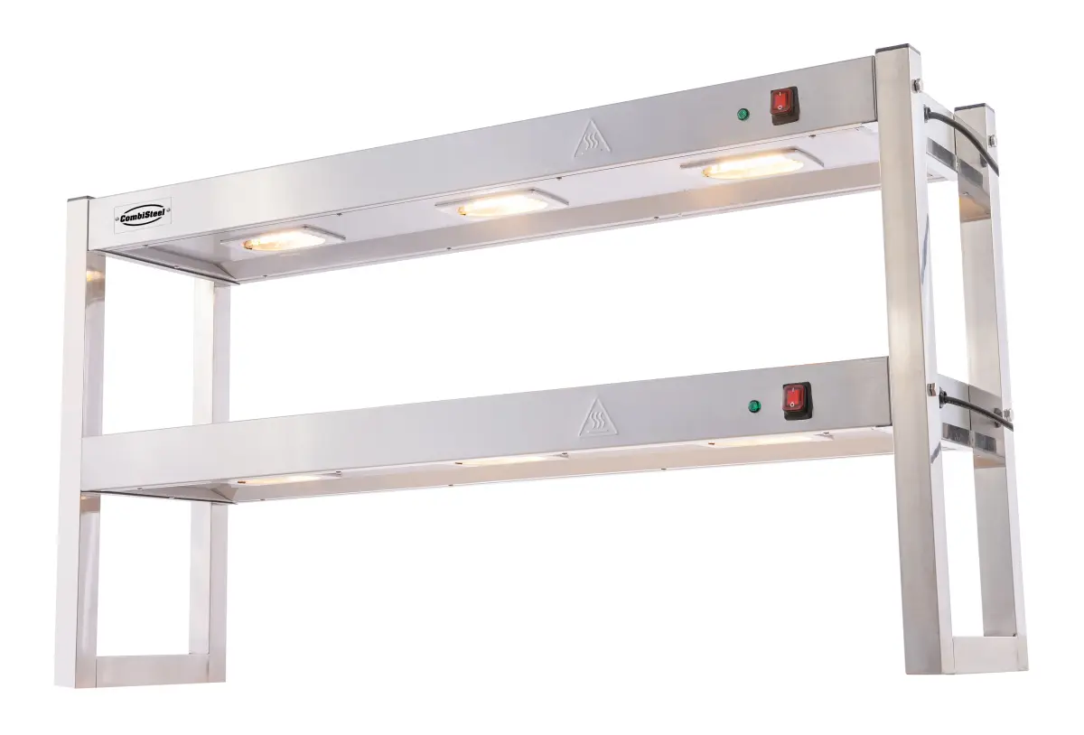 OVERSHELF HALOGEN HEATED 2 LEVELS 1200 FLAT PACKED
