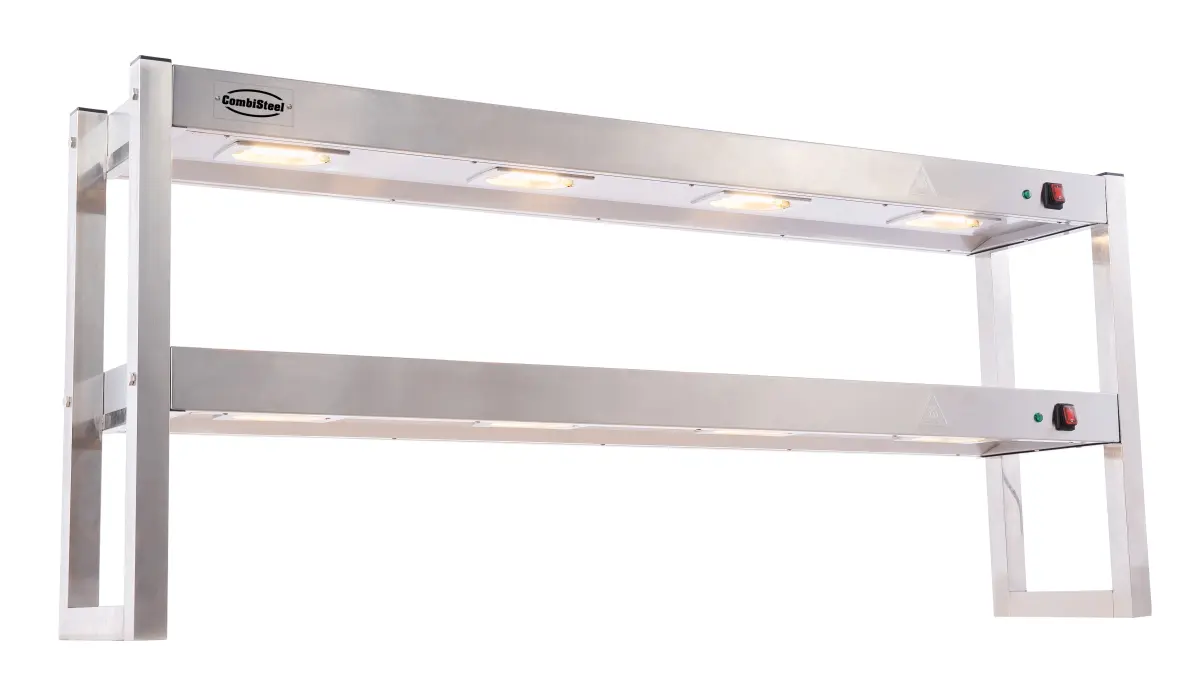 OVERSHELF HALOGEN HEATED 2 LEVELS 1500 FLAT PACKED