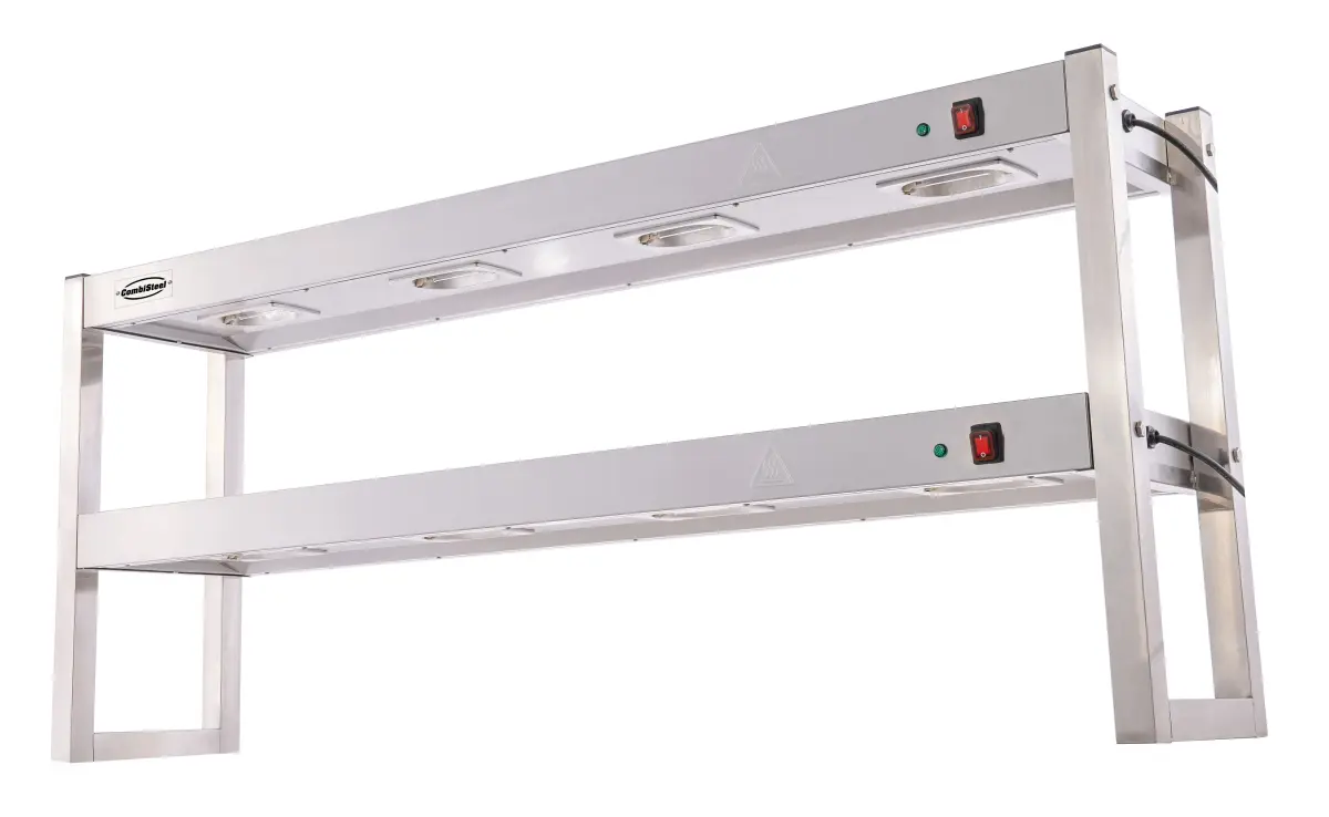 OVERSHELF HALOGEN HEATED 2 LEVELS 1500 FLAT PACKED