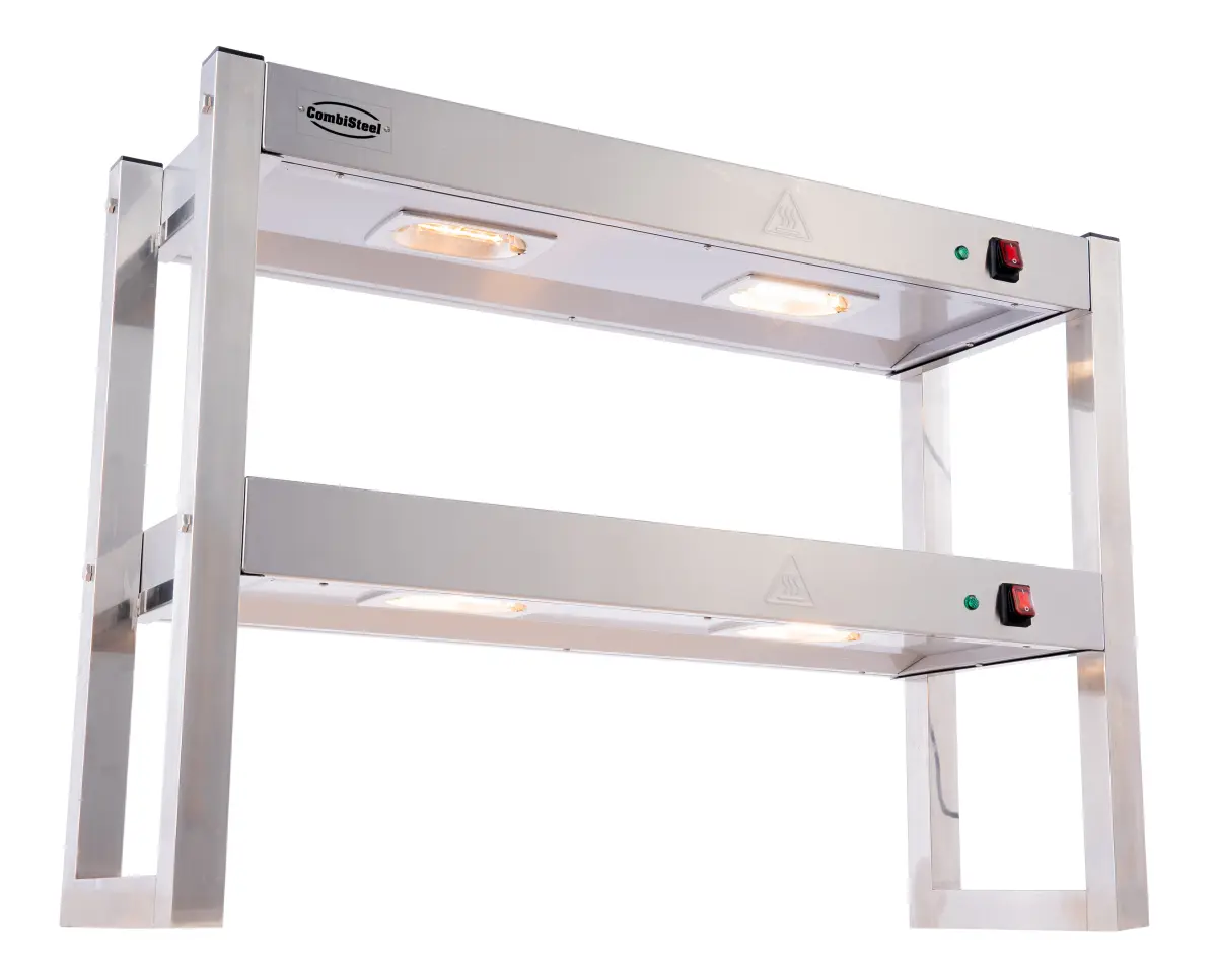 OVERSHELF HALOGEN HEATED 2 LEVELS 900 FLAT PACKED