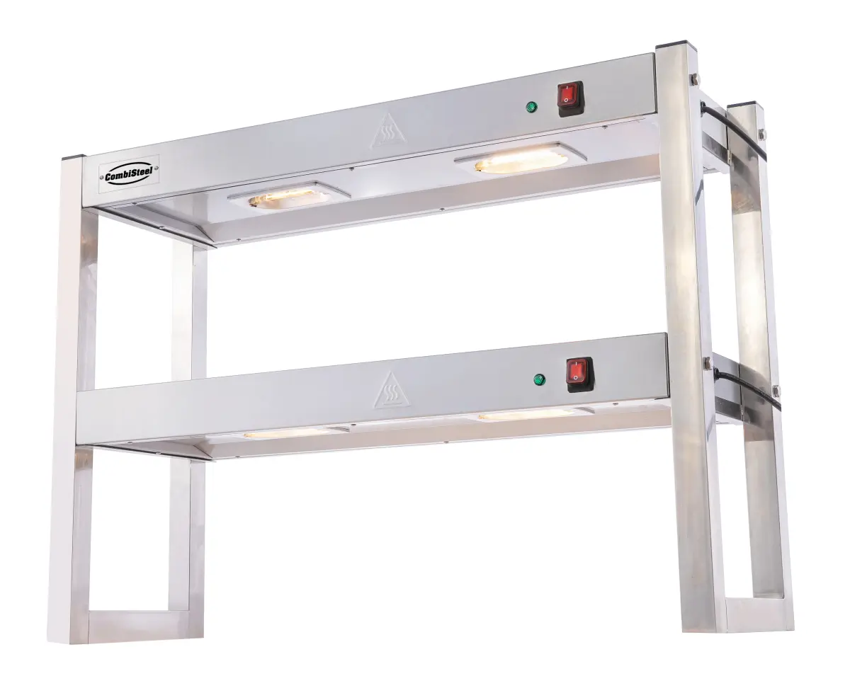 OVERSHELF HALOGEN HEATED 2 LEVELS 900 FLAT PACKED