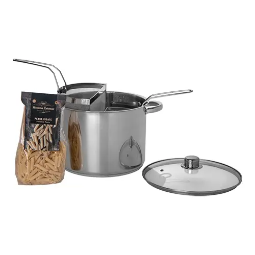S/S PASTA COOKPOT + 2 S/S INSERTS
