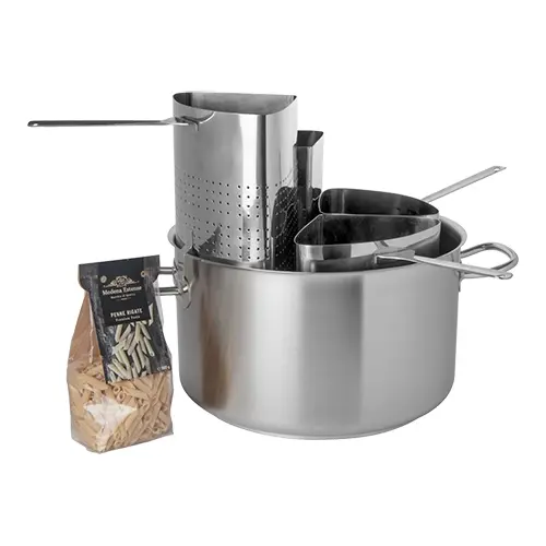 PASTA COOKPOT S/STEEL Ø40cm INC 4 BASKETS