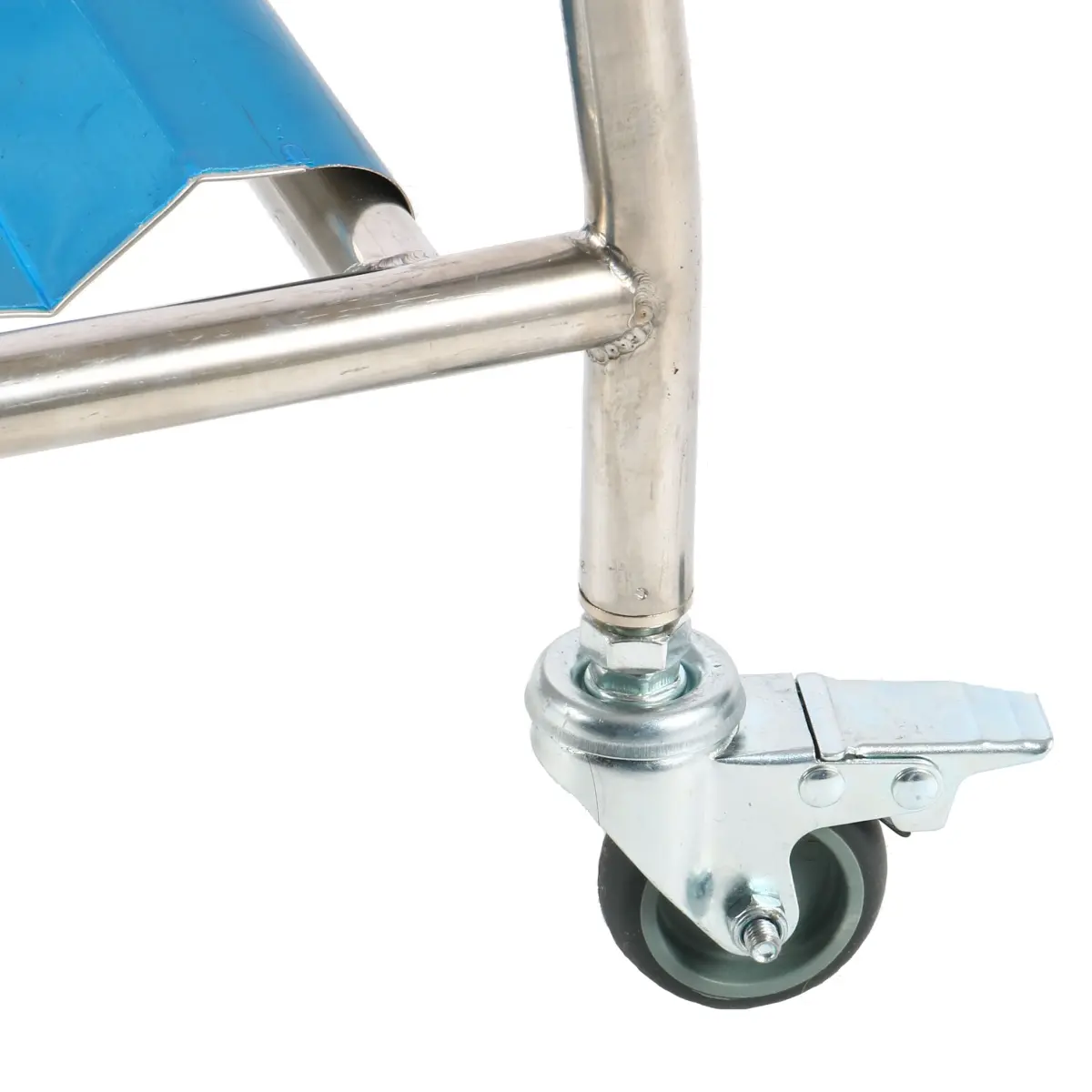 PEDAL CONTROLLED TRASH BAG HOLDER
