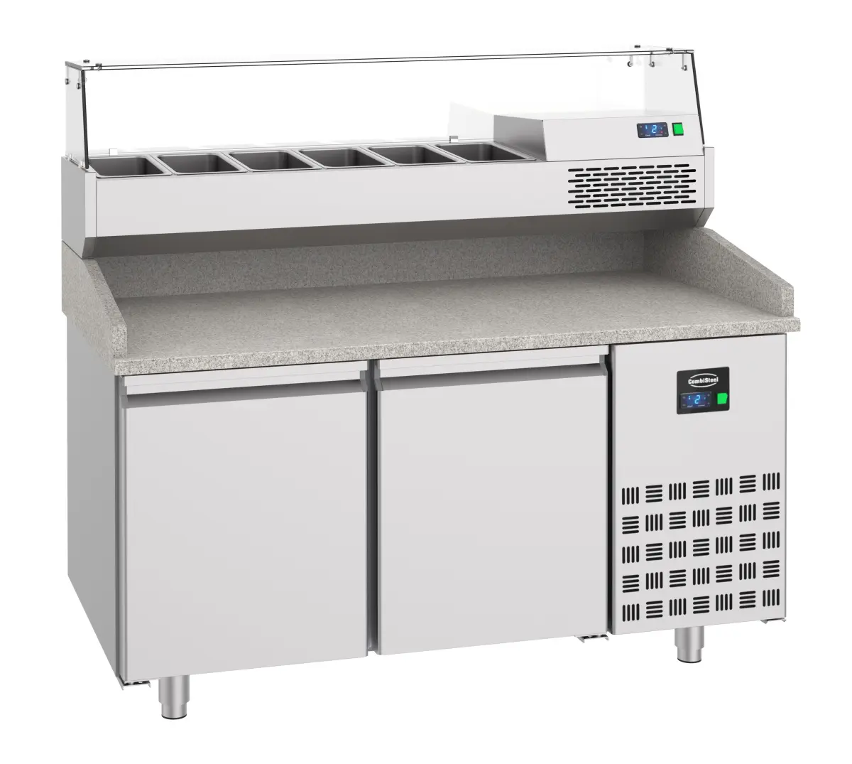 PIZZA WORK BENCH 2 DOORS