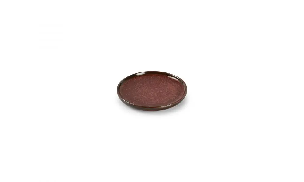 Plate 11cm red Tapa