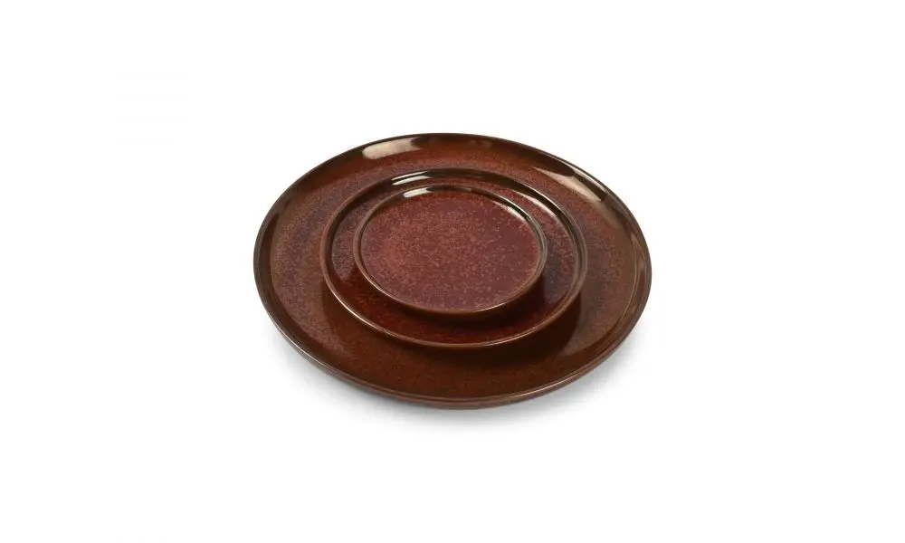 Plate 11cm red Tapa
