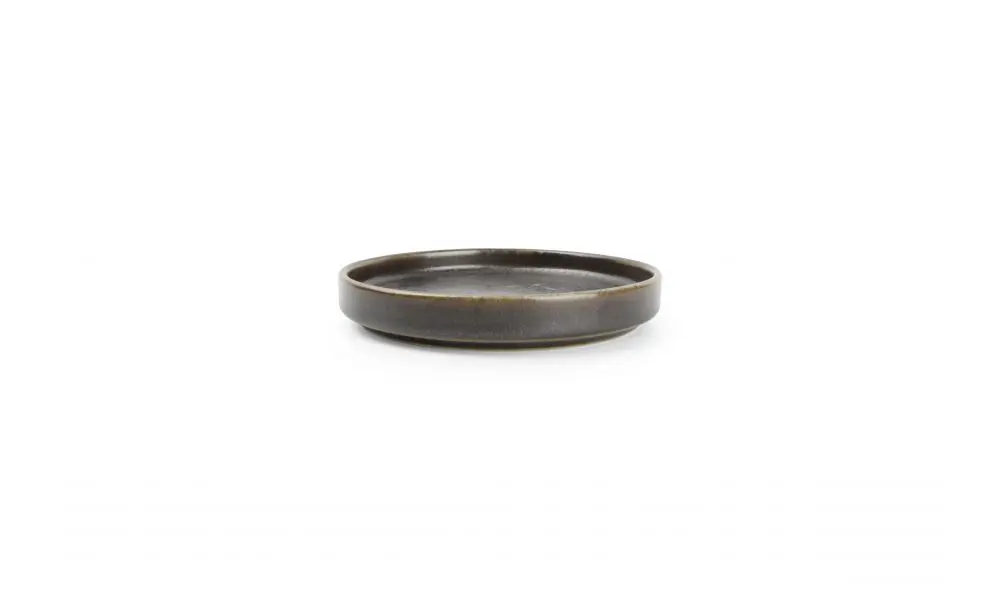 Plate 13,5xH2cm black Ceres