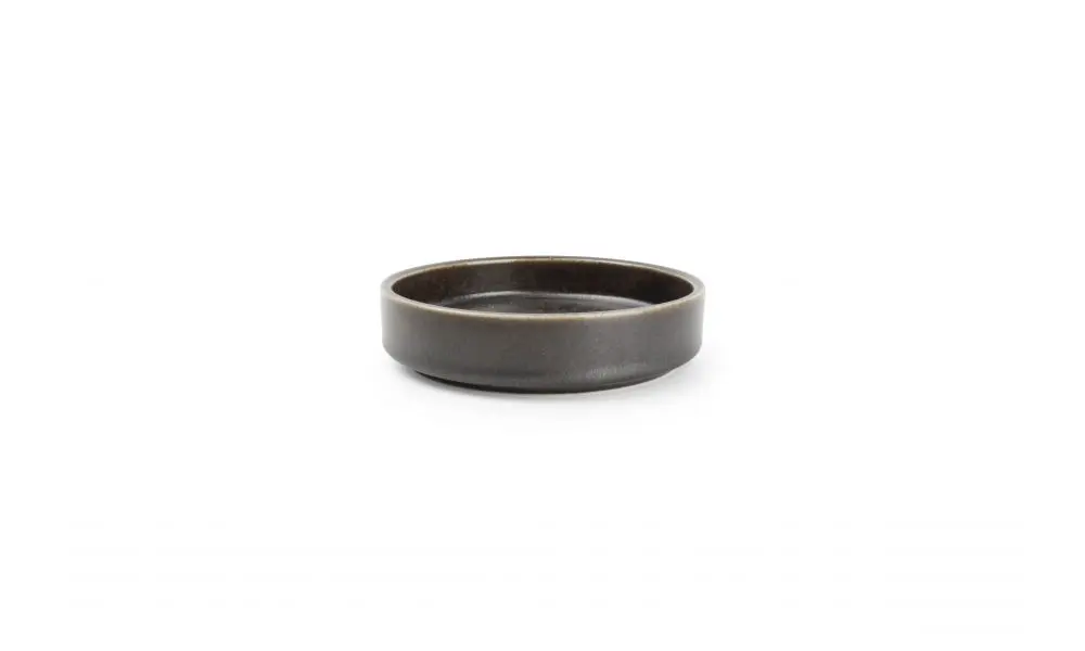 Plate 13,5xH3cm black Ceres